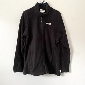 Magellan Outdoors Fleece Jacket Mens 2XL Black Full Zip Gorpcore Gorp
